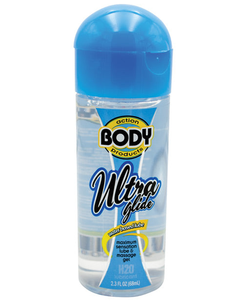 Body Action Ultra Glide Lubricante a base de agua - Botella de 2.3 oz