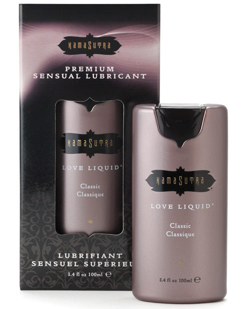 Lubricante clásico a base de agua Kama Sutra Love Liquid - 3.4 oz