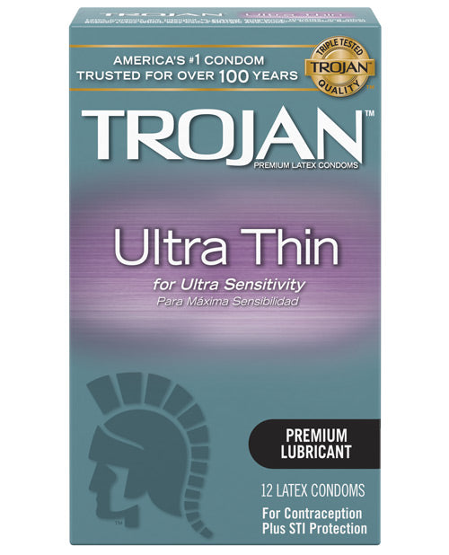Preservativos Trojan Ultra Fino - Caja de 12