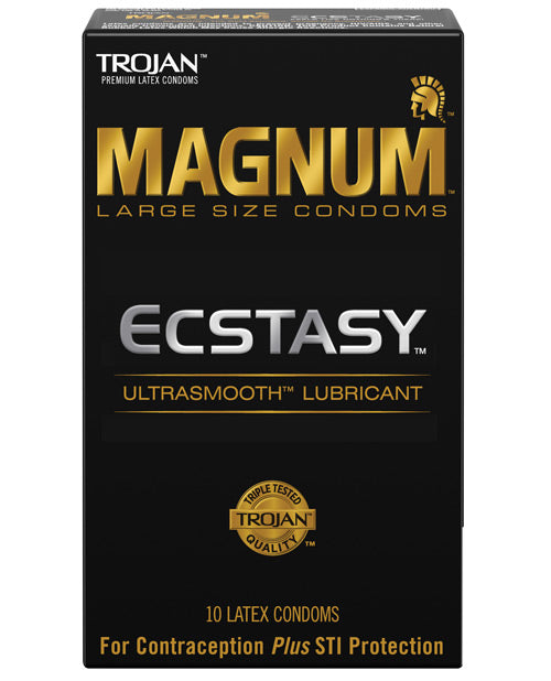 Préservatifs Trojan Magnum Ecstasy - Boîte de 10