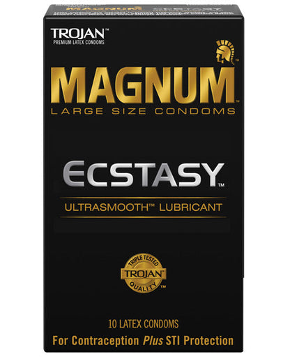 Préservatifs Trojan Magnum Ecstasy - Boîte de 10