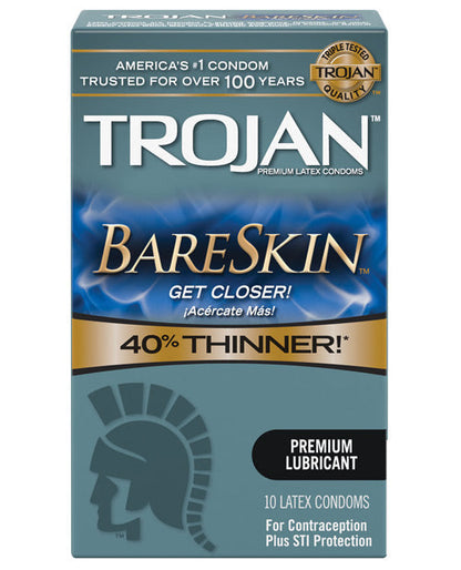 Préservatifs Trojan BareSkin - Boîte de 10