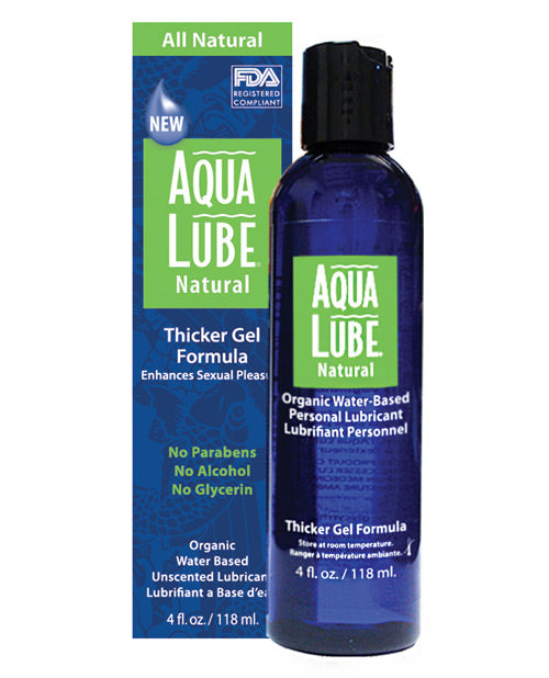 Aqua Lube Natural - Botella de 4 oz