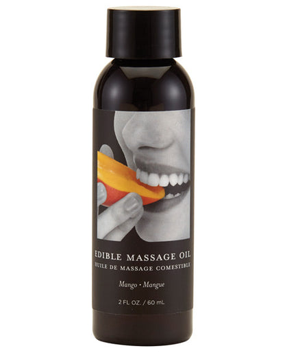 Huile de massage comestible Earthly Body – Mangue 60 ml