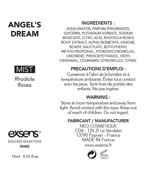 EXSENS de Paris Potenciador de Endorfinas - 15 ml Sueño de Ángeles