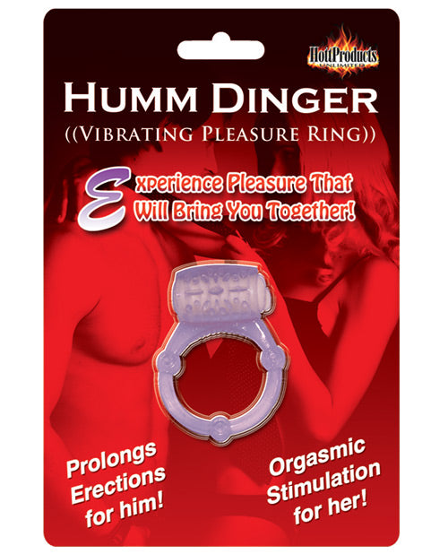 Anneau vibrant pour pénis Humm Dinger - Violet
