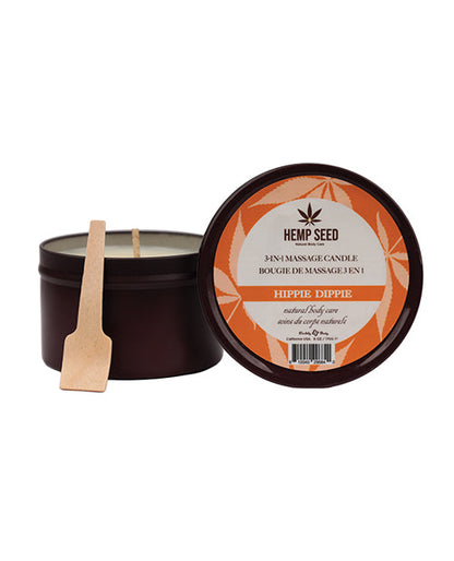 Bougie de massage 3 en 1 Earthly Body Été 2024 - 170 g Hippie Dippie