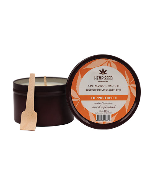 Bougie de massage 3 en 1 Earthly Body Été 2024 - 170 g Hippie Dippie