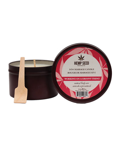 Earthly Body Été 2024 Bougie de Massage 3-en-1 - 6 oz Working on a Groovy Thing