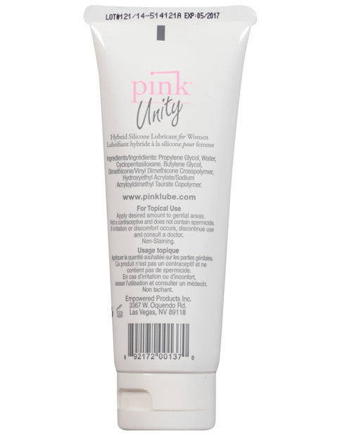 Lubrifiant à base de silicone hybride Pink Unity - Tube de 93,5 g