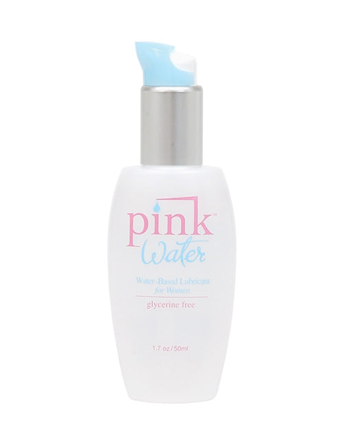Lubricante rosa a base de agua - Botella de 4 oz con dosificador