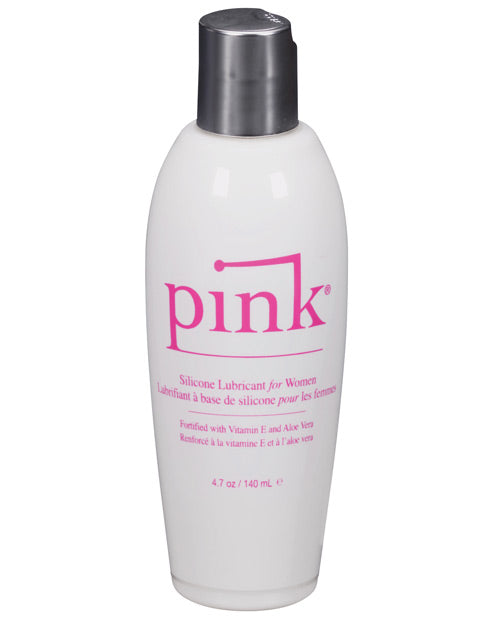 Lubricante de silicona rosa - Botella de 140 ml con tapa abatible