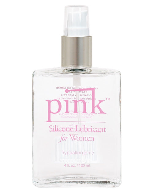 Lubricante de silicona Pink - Botella de cristal de 4 oz