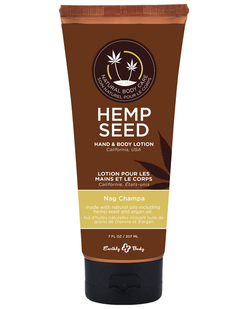 Loción para Manos y Cuerpo Earthly Body - Tubo de 7 oz Nag Champa