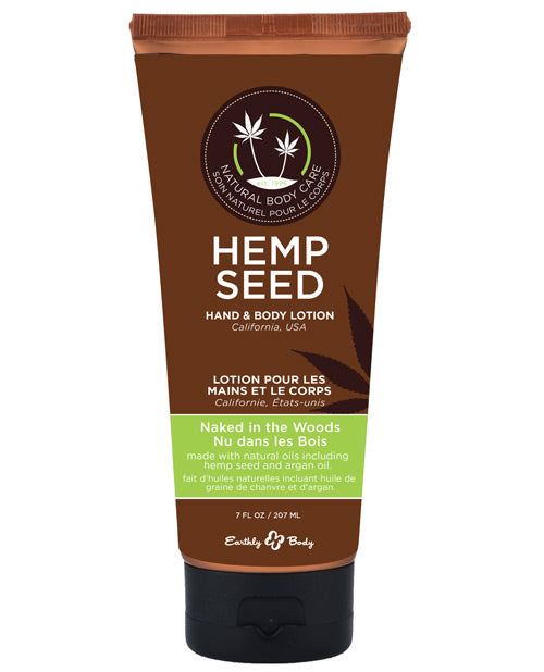Earthly Body Lotion Mains et Corps - Tube 7 oz Naked in the Woods