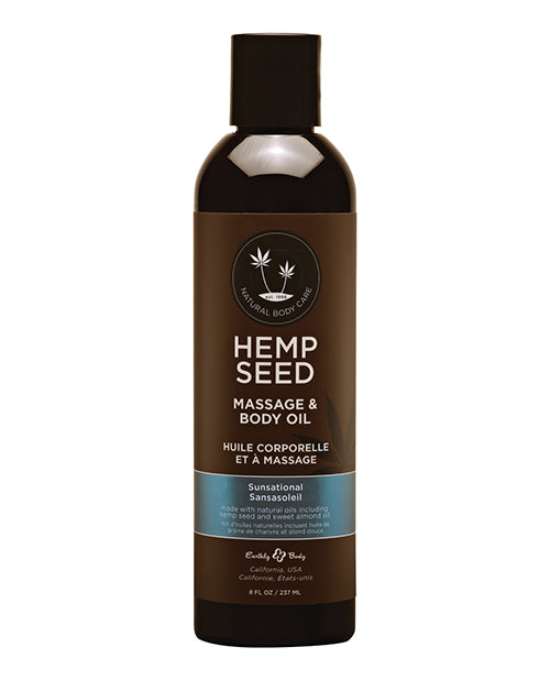Earthly Body Aceite Corporal y de Masaje - 8 oz Sunsational