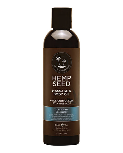 Earthly Body Aceite Corporal y de Masaje - 8 oz Sunsational