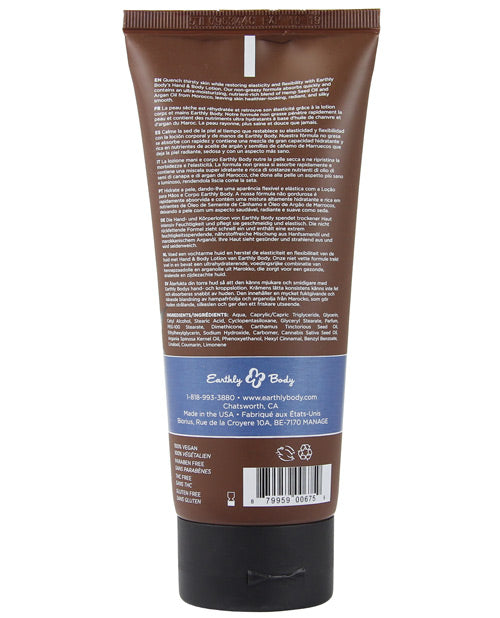 Lotion pour les mains et le corps Earthly Body - Tube de 207 ml Moroccan Nights