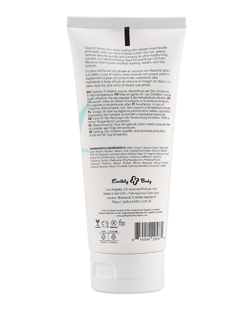 Loción para manos y cuerpo Earthly Body - Tubo de 7 oz Tropical Monoi