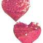 Pastease Paillettes Réversibles Cœur à Changement de Couleur Premium - Rose Taille Unique