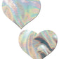 Pastease Premium Cœur Holographique - Argent Taille Unique