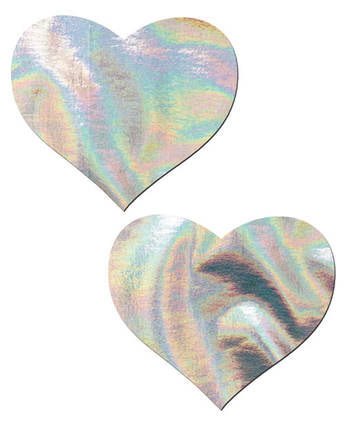 Pastease Premium Cœur Holographique - Argent Taille Unique