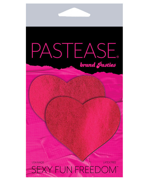 Cache-tétons Cœur liquide d'amour simple Pastease – Rouge Taille unique