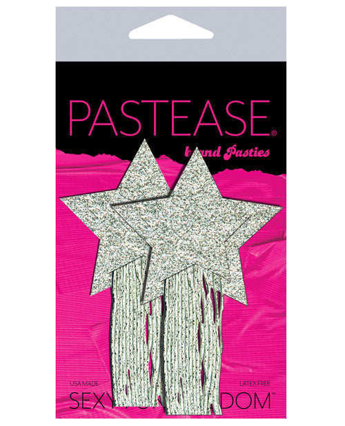 Pastease Tassle Glitter Estrellas - Plateado T/U