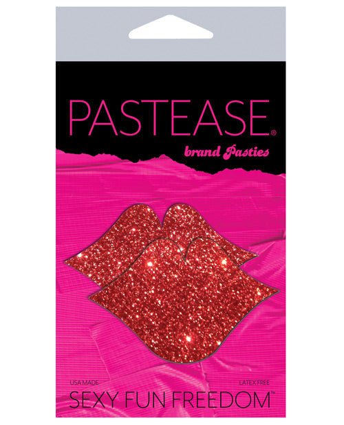 Labios con purpurina prémium Pastease - Rojo Talla única