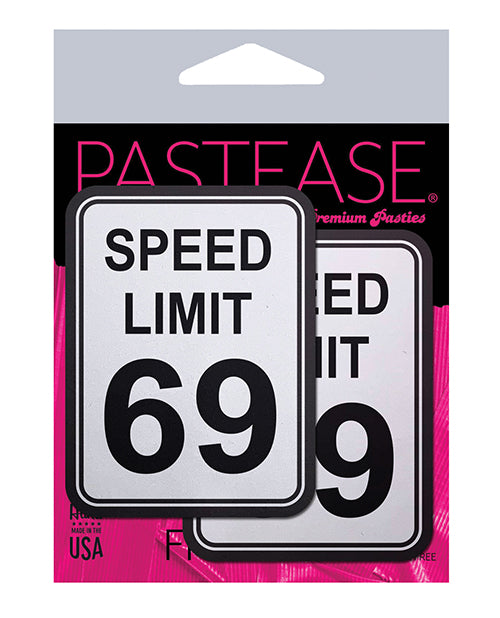 Pastease Premium Limite de Vitesse 69 - Blanc/Noir Taille Unique