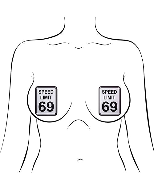 Pastease Premium Limite de Vitesse 69 - Blanc/Noir Taille Unique