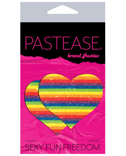Pastease Premium Glitter Heart -Rainbow T/U