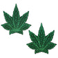 Pastease Premium Paillettes Feuilles de Marijuana - Vert T/U