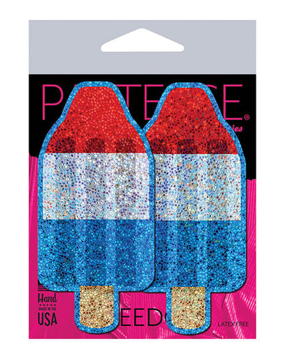 Cache-tétons Premium Bomb Pop - Rouge/Blanc/Bleu Taille unique