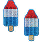 Cache-tétons Premium Bomb Pop - Rouge/Blanc/Bleu Taille unique