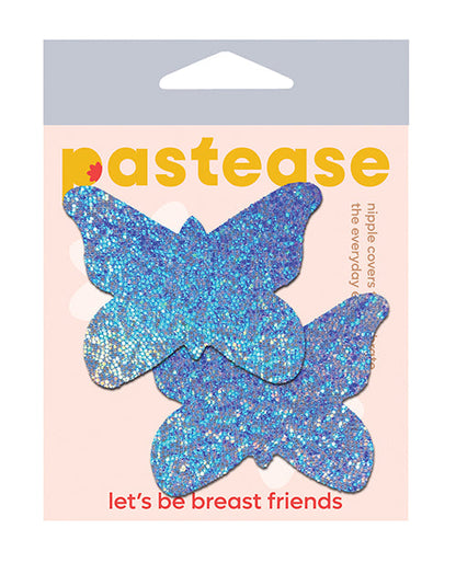 Pastease Papillon Scintillant Premium - Bleu Taille Unique