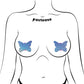 Pastease Papillon Scintillant Premium - Bleu Taille Unique