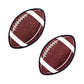 Cache-tétons Football scintillant de qualité supérieure de Pastease - Marron Taille Unique