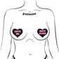 Pastease Premium Cœur Allons Faire des Choses Coquines - Noir/Rose T/U
