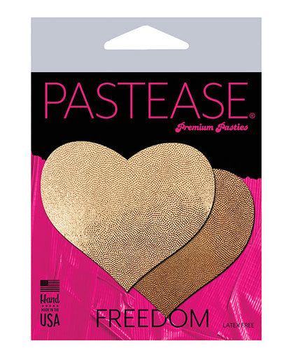 Cache-tétons Basic Love Cœur liquide - Or rose Taille unique