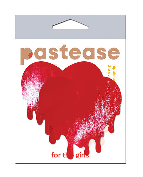 Pastease Corazón Derretido de Piel Sintética - Rojo T/U