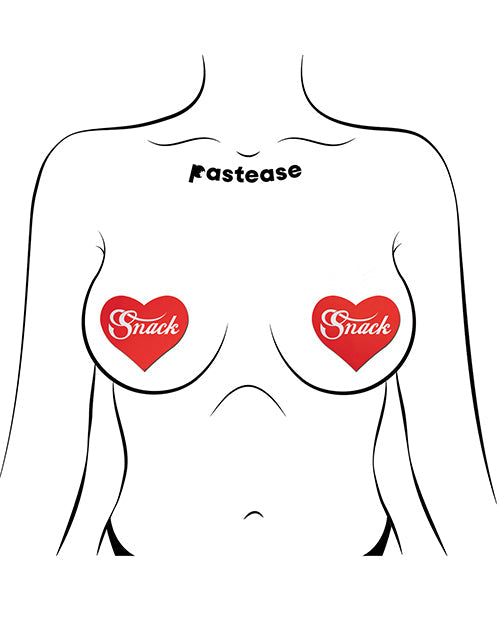 Friandise en forme de cœur Pastease Premium - Rouge Taille unique