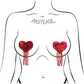 Borlas holográficas Pastease en forma de corazón - Rojo Talla única