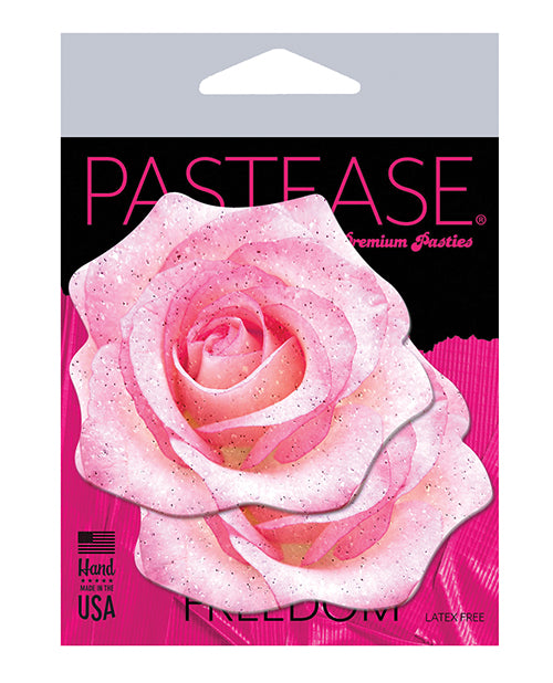 Pastease Premium Glitter Velvet Blooming Rose - Rose Poudré T/U
