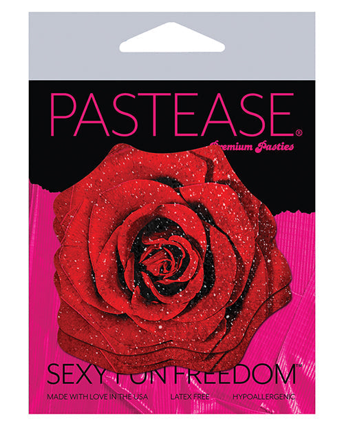 Pastease Premium Glitter Velvet Blooming Rose - Rojo T/U