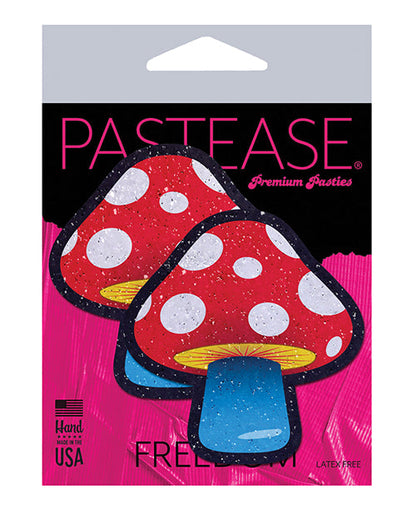 Cache-tétons champignon coloré de qualité supérieure Pastease - Multi couleur Taille unique