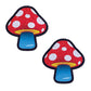 Cache-tétons champignon coloré de qualité supérieure Pastease - Multi couleur Taille unique