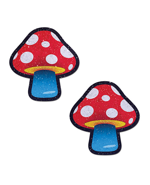 Cache-tétons champignon coloré de qualité supérieure Pastease - Multi couleur Taille unique