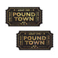 Pastease Premium Pound Town Pailleté - Noir Taille Unique