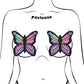 Cache-tétons Papillon en Velours Pailleté Pastease - Arc-en-ciel T/U